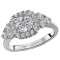 Halo Semi-Mount Diamond Ring