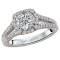 Split Shank Semi-Mount Diamond Ring