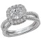 Peg Head Semi-Mount Diamond Ring