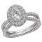 Peg Head Semi-Mount Diamond Ring