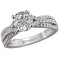 Split Shank Semi-Mount Diamond Ring