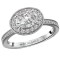 18KW ROM EAST WEST HALO DIA SMMLGN, D3/8CTW, FIT 7X5MM OV