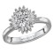 Halo Semi-Mount Diamond Ring