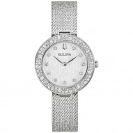 Bulova Crystal BUL Champagne Womens Watch