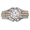 Round Cut Halo Diamond Vintage Engagement Ring