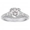 Round Diamond Vintage Engagement Ring