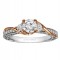 Round Cut Diamond Vintage Style Engagement Ring