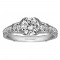 Round Cut Diamond Vintage Engagement Ring