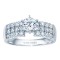 Rm1135-14k White Gold Classic Engagement Ring