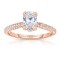 Rm1280vrs-14k Rose Gold Oval Cut Diamond Engagement Ring