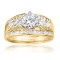 Rm429-14k White Gold Engagement Ring From Nostalgic Collection