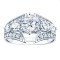 Rm921 -14k White Gold Classic Engagement Ring