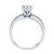 Rm946-14k White Gold Classic Engagement Ring