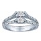 Rm999v-14k White Gold Classic Engagement Ring