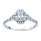 Rm1345v-14k White Gold Oval Cut Halo Diamond Engagement Ring