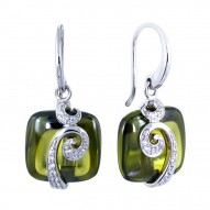 Vigne Olive Earrings