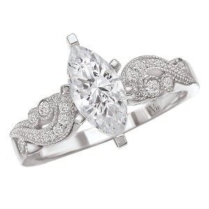Classic Semi-Mount Diamond Ring