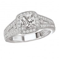 Split Shank Semi-Mount Diamond Ring
