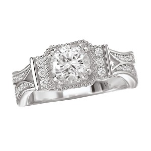 Classic Semi-Mount Diamond Ring