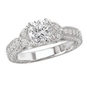 Classic Semi-Mount Diamond Ring