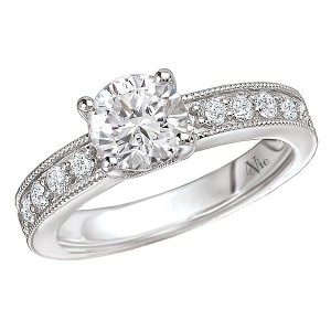 Classic Semi-Mount Diamond Ring