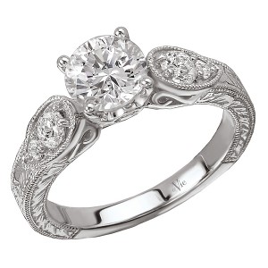 Vintage Semi-Mount Diamond Ring