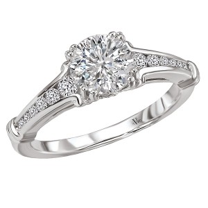 Classic Semi-Mount Diamond Ring