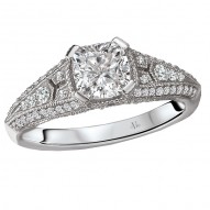 Vintage Semi-Mount Diamond Ring