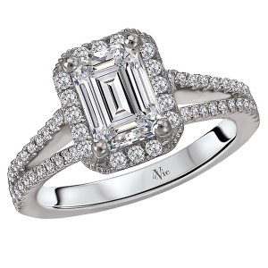 Split Shank Semi-Mount Diamond Ring