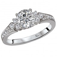 Classic Semi-Mount Diamond Ring