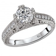 Vintage Semi-Mount Diamond Ring