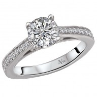 Classic Semi-Mount Diamond Ring