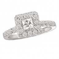 Halo Diamond Ring