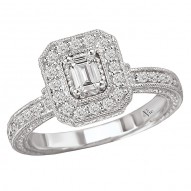 Halo Diamond Ring