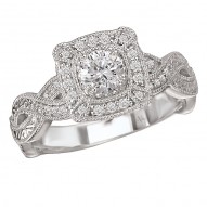 Halo Diamond Ring