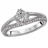 Split Shank Diamond Ring