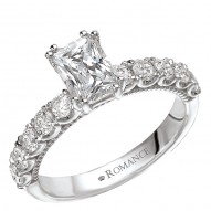 Solitaire Semi-Mount Diamond Ring