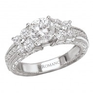 Vintage Semi-Mount Diamond Ring
