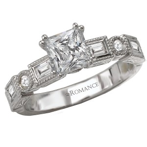 Vintage Semi-Mount Diamond Ring