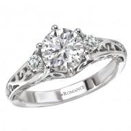 Vintage Semi-Mount Diamond Ring