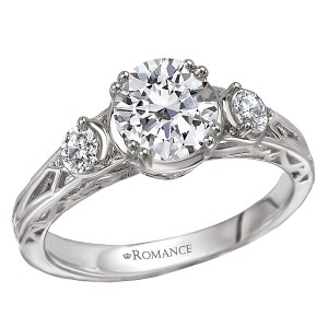 Vintage Semi-Mount Diamond Ring
