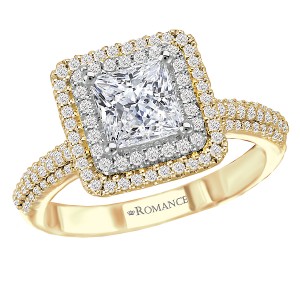 Two-Tone Halo Semi-Mount Ring