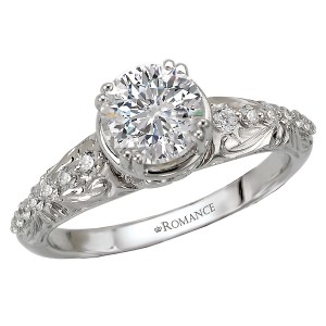 Vintage Semi-Mount Diamond Ring