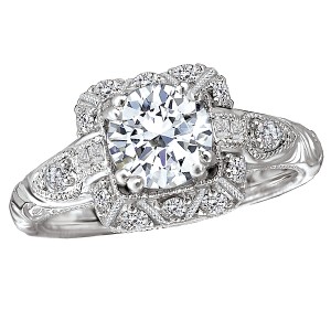 Vintage Semi-Mount Diamond Ring
