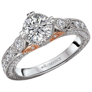 Vintage Semi-Mount Diamond Ring
