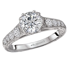 Vintage Semi-Mount Diamond Ring