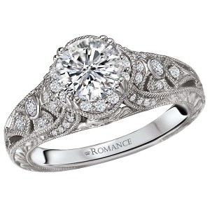 Vintage Semi-Mount Diamond Ring