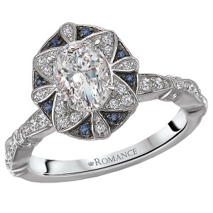 Vintage Semi-Mount Diamond Ring