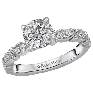 Infinity Semi-Mount Diamond Ring