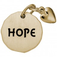 HOPE TAG W/HEART